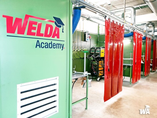 Welda Academy welding cabins